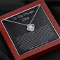 To My Beautiful Bride - I Cannot Wait - Love Knot Necklace
