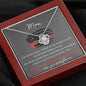 Thank You For Walking This Line With me - Love Knot Necklace