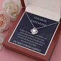 Für Mein Patenkind - Vergiss Nie - Love Knot Necklace