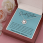 Sweet Sixteen Birthday - Today Is Your Day - Love Knot Necklace