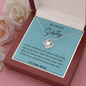 An Meinen Schatz - Ich Liebe Dich - Love Knot Necklace