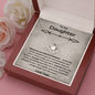 To My Daughter - Whenever You Feel Overwhelmed - Love Knot Necklace