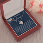 An Meine Mama - Ich Liebe Dich - Love Knot Necklace
