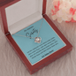 An Meinen Schatz - Ich Liebe Dich - Love Knot Necklace