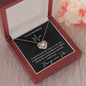 To My Wonderful Mum - For All The Times - Love Knot Necklace