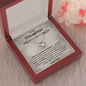 To My Daughter - Whenever You Feel Overwhelmed - Love Knot Necklace