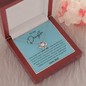 To My Daughter - Never Forget - Love Knot Necklace