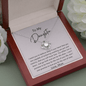 To My Daughter - I Want to Believe - Love Knot Neckalce