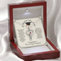 Nurse Graduation - She Believed She Could so She Did - Stethoscope Necklace