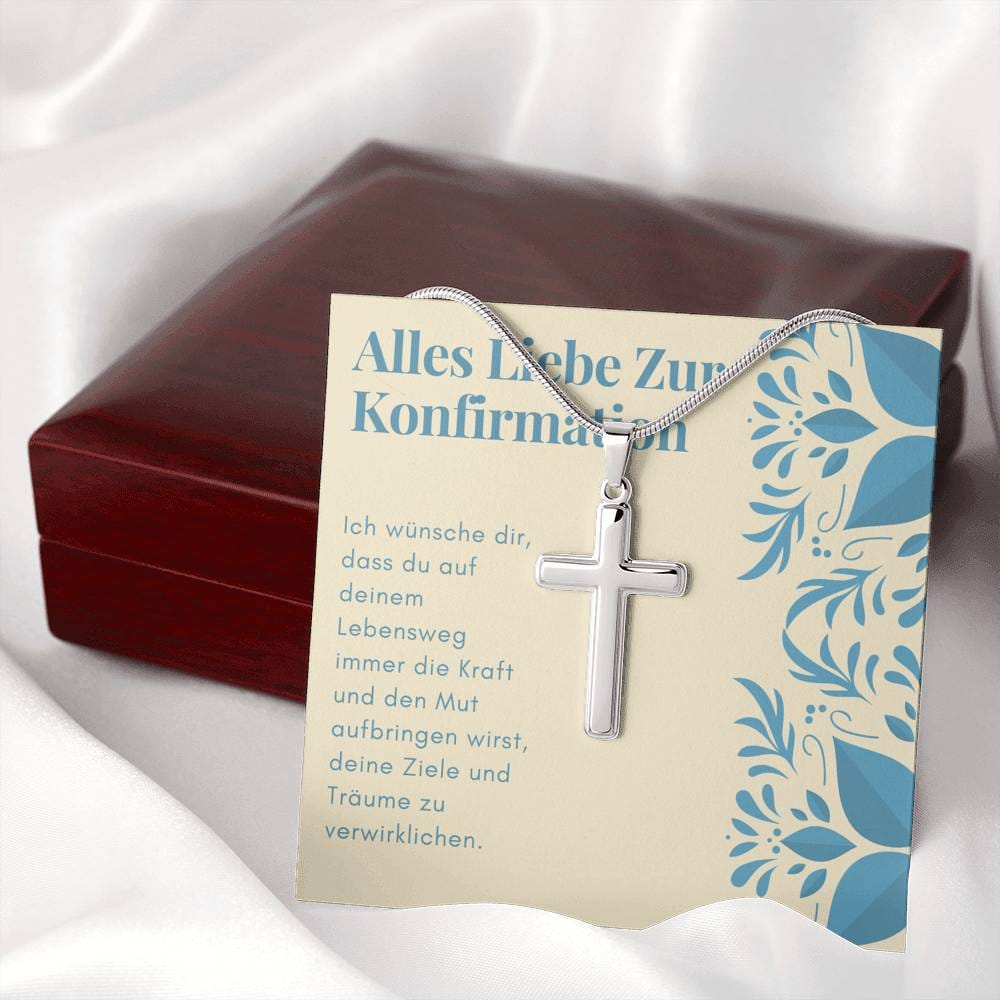 Alles Liebe Zur Konfirmation - Cross Necklace