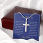 To My Son - I Believe That God - Cross Necklace