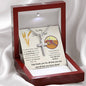 To My Farmer Dad - For All The Times - Stainless Steel Cross Necklace