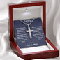 To My Son - When You Wear This Necklace - Cross Necklace
