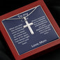 To My Son - When You Wear This Necklace - Cross Necklace