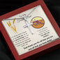 To My Farmer Dad - For All The Times - Stainless Steel Cross Necklace