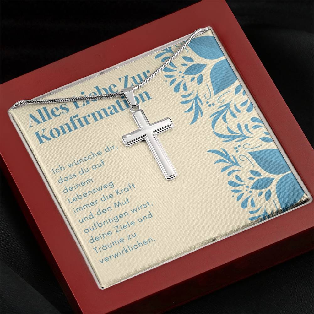 Alles Liebe Zur Konfirmation - Cross Necklace