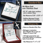To My Daughter - Never Fear - Personalized Cross Necklace