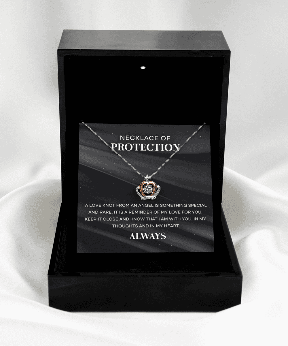 Necklace Of Protection - Crown Love Pendant Necklace