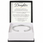 To My Daughter | You'll Always Be My Little Girl | Custom Engraved Cuff Bracelet
