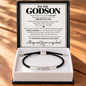 To My Godson - Always Remember – Personalized Inspirational Engraved Bracelet