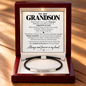To My Grandson - Always Remember – Personalized Inspirational Engraved Bracelet