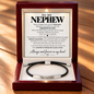 To My Nephew - Always Remember – Personalized Inspirational Engraved Bracelet