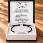 To My Amazing Son - Always Remember – Personalized Inspirational Engraved Bracelet