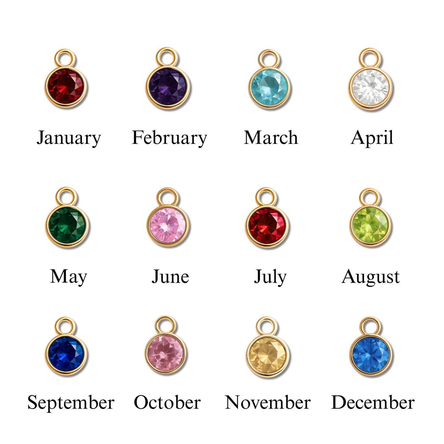 Under These Starts You Were Born | A Truly Special YOU | Star Map Coin Necklace with Birthstone