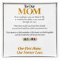 To Our Mom - Our Forever Love - Women's Stackable Birthstone Ring