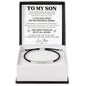 To My Son - You Don't Have To Do It All Alone - Engraved Nylon Bracelet