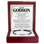 To My Godson - Always Remember – Personalized Inspirational Engraved Bracelet