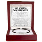 No Storm, No Strength - Always & Forever - Engraved Nylon Bracelet