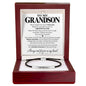 To My Grandson - Always Remember – Personalized Inspirational Engraved Bracelet