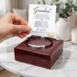 To My Amazing Grandson - Always Remember – Personalized Inspirational Engraved Bracelet