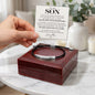 To My Son - I'll Always Be With You - Engraved Nylon Bracelet