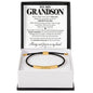 To My Grandson - Always Remember – Personalized Inspirational Engraved Bracelet