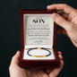 To My Son - I'll Always Be With You - Engraved Nylon Bracelet