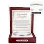 To My Amazing Daughter | Love You Now & Forever | Custom Engraved Cuff Bracelet