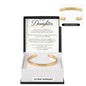To My Daughter | You'll Always Be My Little Girl | Custom Engraved Cuff Bracelet