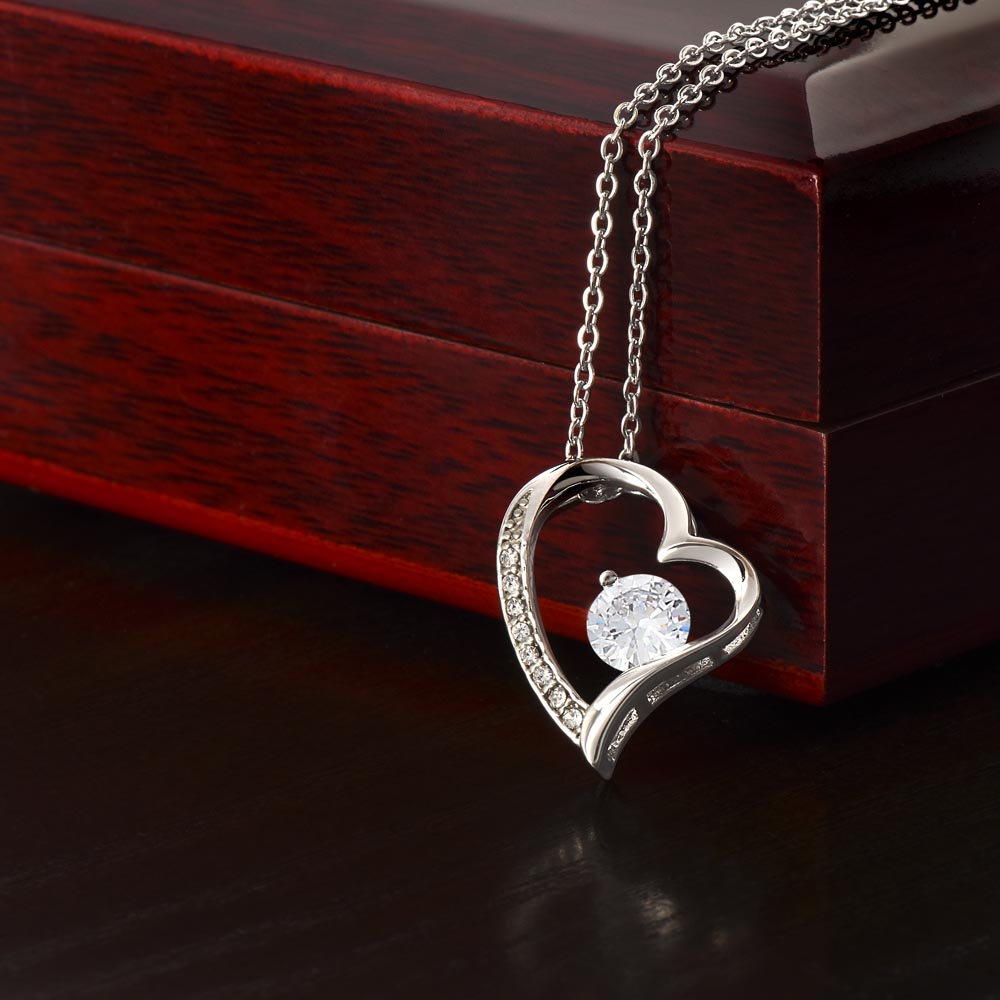 To My Wife - Beat Of My Heart - Forever Love Necklace