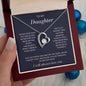 To My Daughter | I Will Always Love You | Forever Love Necklace