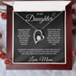 To My Daughter | Forever Love Necklace | Love, Mom