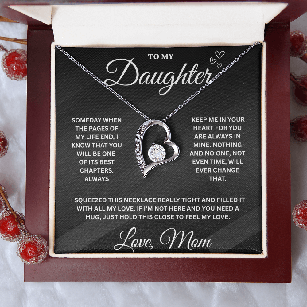 To My Daughter | Forever Love Necklace | Love, Mom