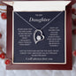 To My Daughter | I Will Always Love You | Forever Love Necklace