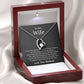To My Wife - Beat Of My Heart - Forever Love Necklace