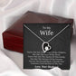 To My Wife - Beat Of My Heart - Forever Love Necklace