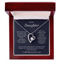 To My Daughter | I Will Always Love You | Forever Love Necklace
