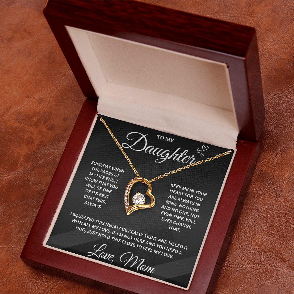 To My Daughter | Forever Love Necklace | Love, Mom