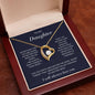 To My Daughter | I Will Always Love You | Forever Love Necklace