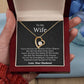 To My Wife - Beat Of My Heart - Forever Love Necklace